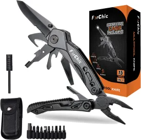15 in 1 Multitool Pliers, Universal Gift for Men - Stocking Stuffers, Christmas Gifts for Him, Husband, Boyfriend or Grandpa