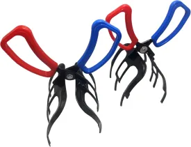 2 PCS Fish Gripper, 3 Claw Fish Grippers for Fishing Pliers, Metal Control, Multi 3 Teeth Clamp Claw Grabber Tool for Most Freshwater Hook Remover, Tackle Holder