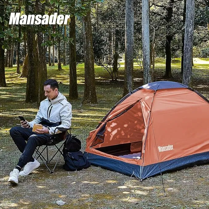 2 Person Camping Dome Tent,Waterproof Lightweight Portable Tents for Outdoor Camping Hiking Travel