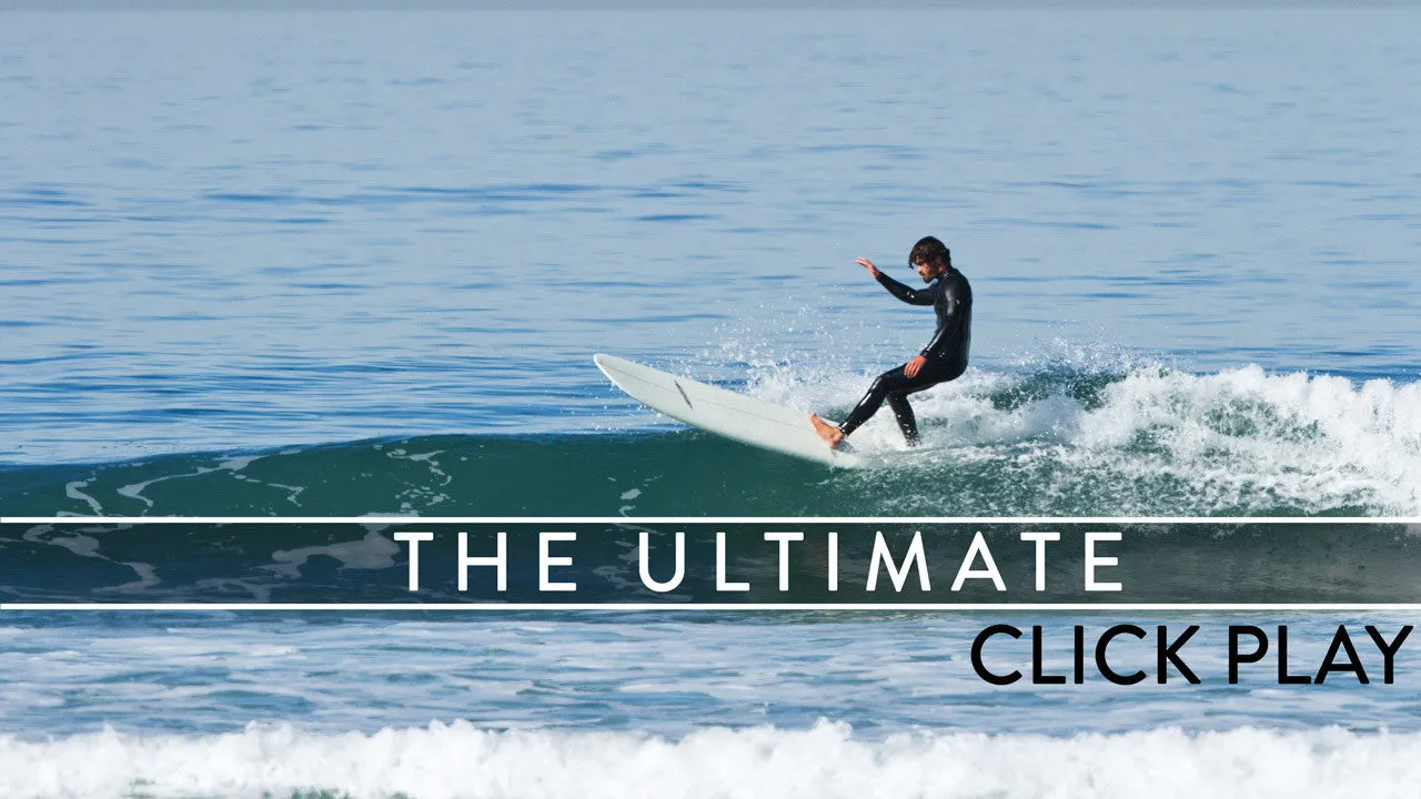 8' Ultimate Longboard Surfboard with Mexican Blanket Inlay (Poly)