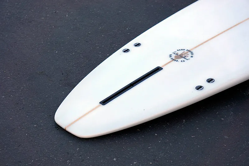 8' Ultimate Longboard Surfboard with Mexican Blanket Inlay (Poly)