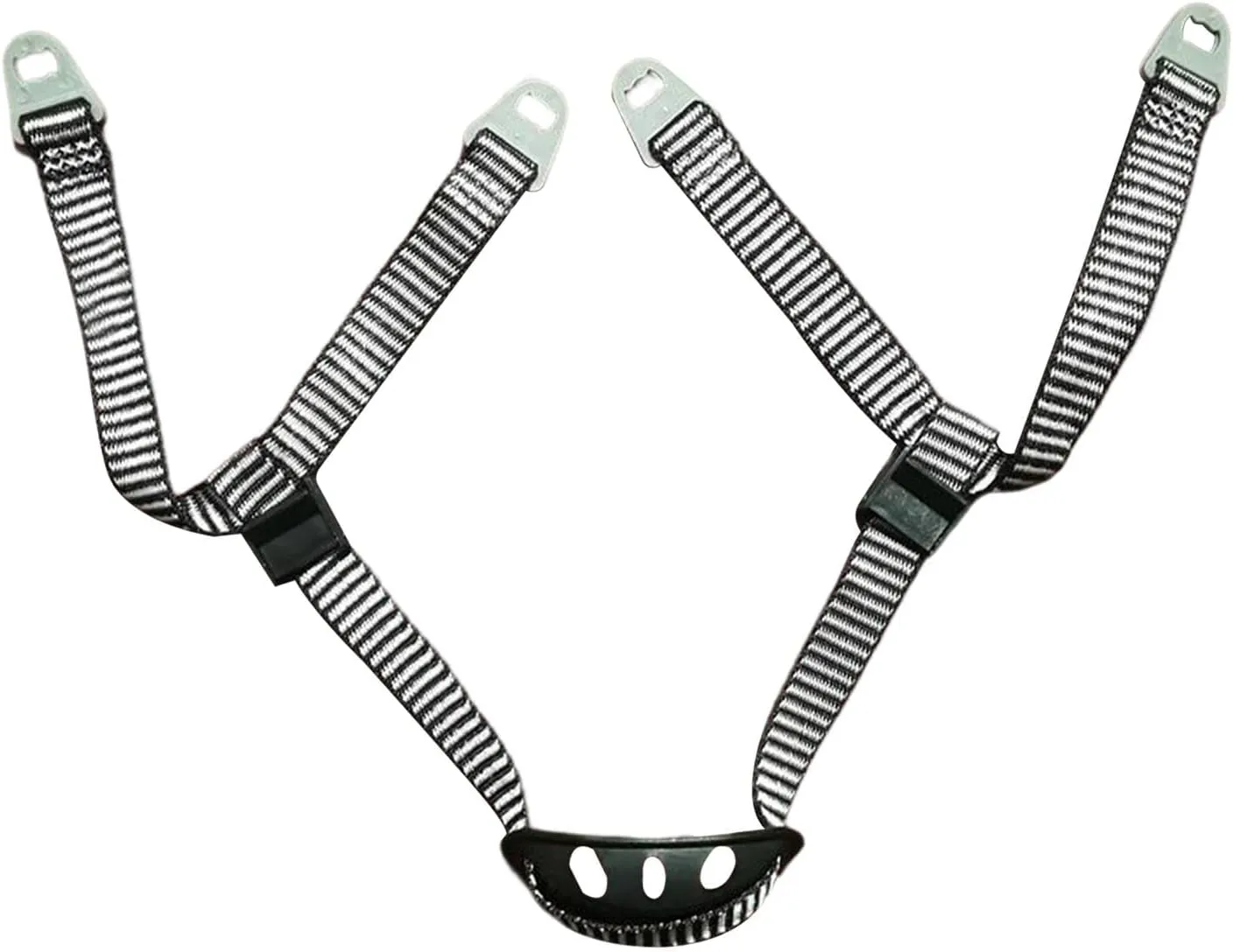 B Baosity 5X Chin Strap Chinstrap Adjustable Accessories Comfortable Lanyard Replacement Part Hardhat for Bike Cycling Skiing Climbing, 2 Buckle Chin Re