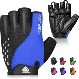 Bike Gloves Cycling Gloves Biking Gloves for Men Women with Anti-Slip Shock-Absorbing Pad,Light Weight,Nice Fit,Half Finger Bicycle Gloves