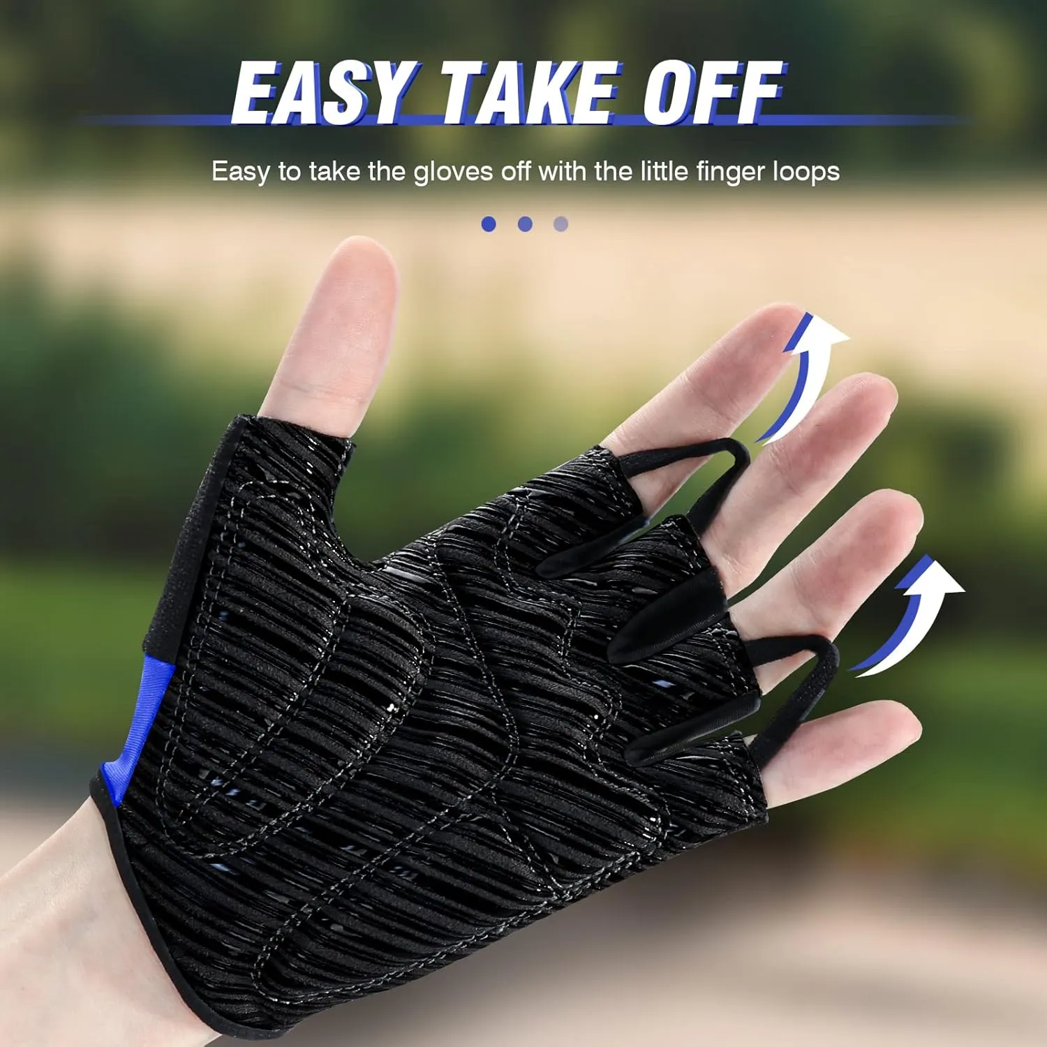 Bike Gloves Cycling Gloves Biking Gloves for Men Women with Anti-Slip Shock-Absorbing Pad,Light Weight,Nice Fit,Half Finger Bicycle Gloves