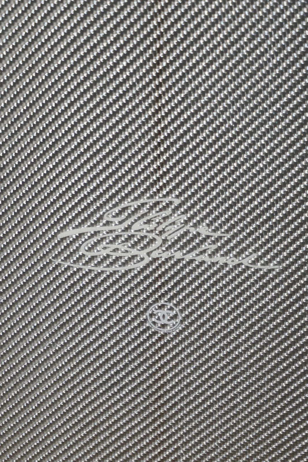 Chanel x Philippe Barland Limited Edition Silver Carbon Surfboard