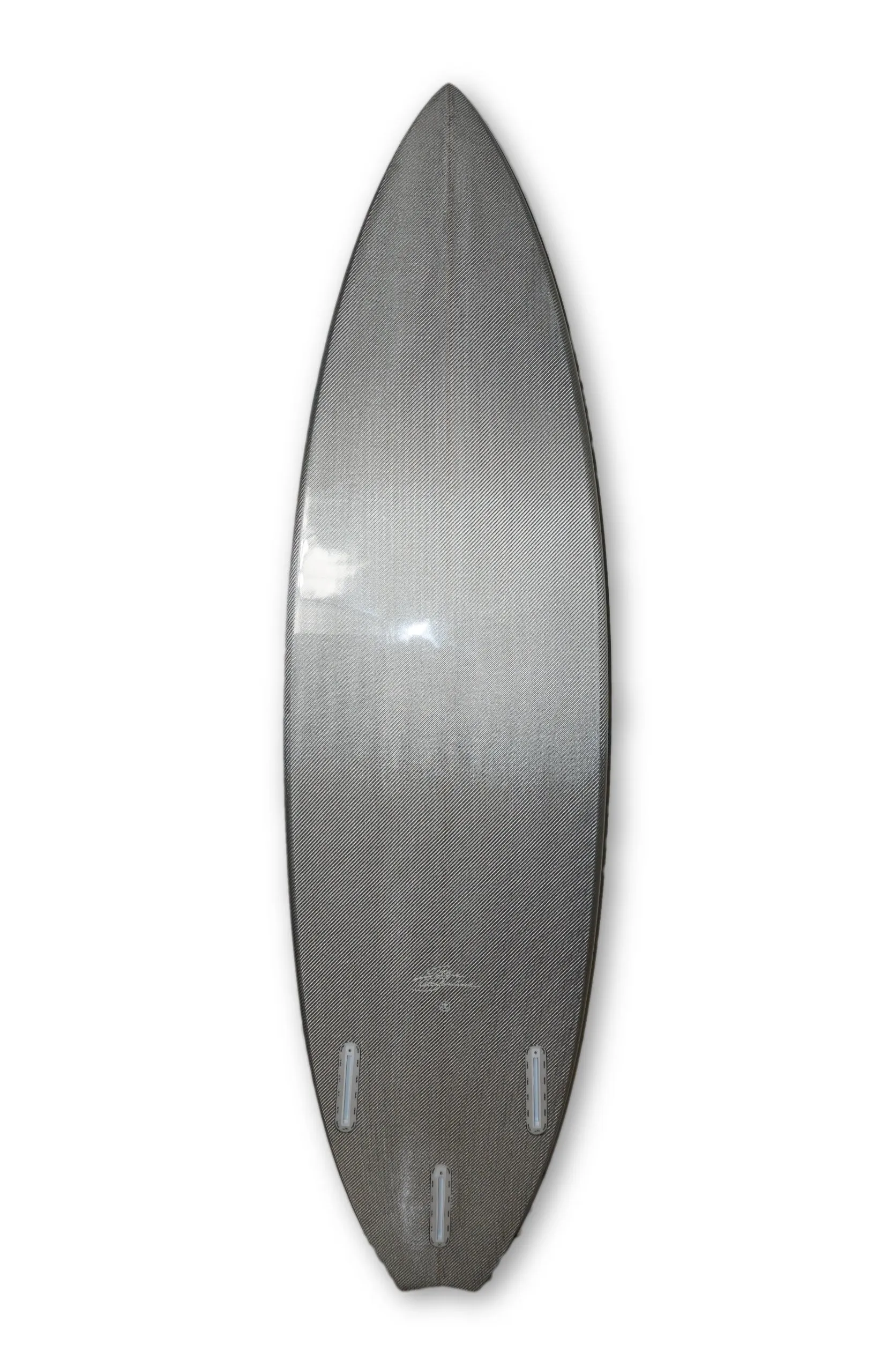Chanel x Philippe Barland Limited Edition Silver Carbon Surfboard
