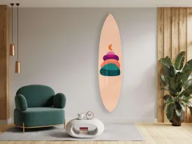 Colorful Stones Acrylic Surfboard Wall Art