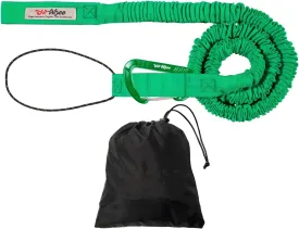 E-Bike/Adult Connect Strap Bike Bungee Tow Rope | MTB & Cycling Stretch Pull Strap | Compatible with Any Bicycle (Adult Green Connect Kit) - Made in The USA
