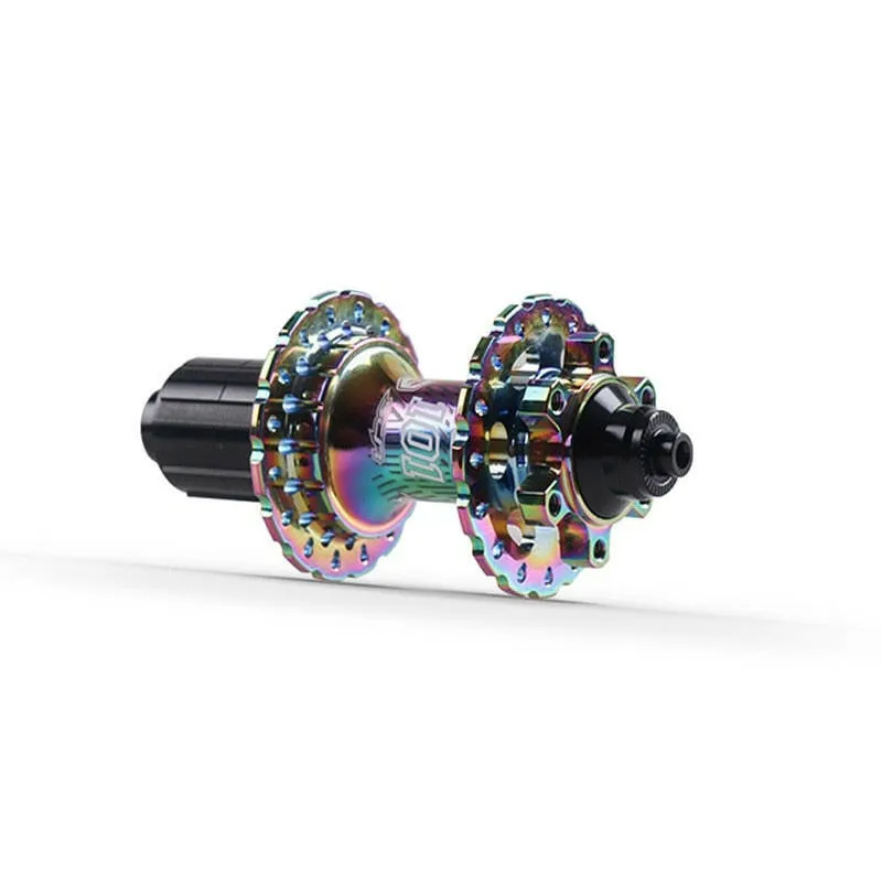 ENLEE Rainbow 32 Holes 6 Pawls Mountain Bike Disc Brake Hub QR 100*9MM/135*10MM MTB Bicycle Hubs