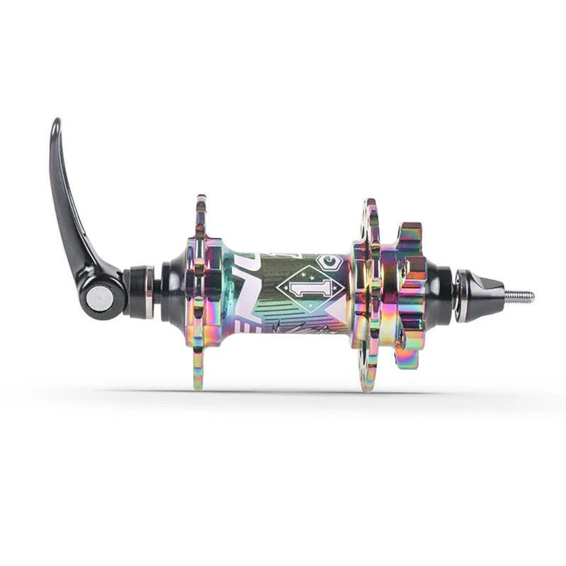 ENLEE Rainbow 32 Holes 6 Pawls Mountain Bike Disc Brake Hub QR 100*9MM/135*10MM MTB Bicycle Hubs
