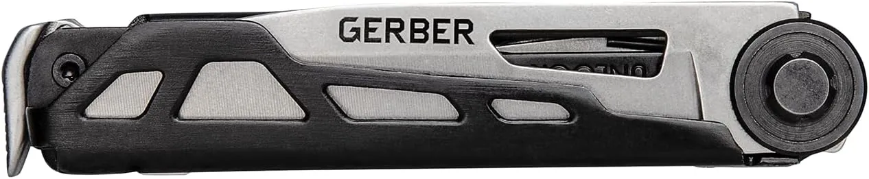 Gerber Gear Armbar Scout 7-in-1 Multi-tool - 2.5" Plain Edge Blade, Hammer, Scissor, Saw - EDC Gear and Equipment - Onyx