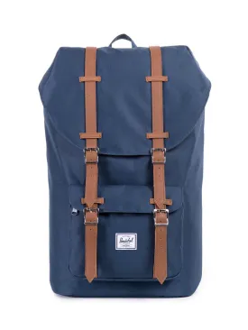 Herschel Little America Backpack 600D Poly Navy Tan 25L