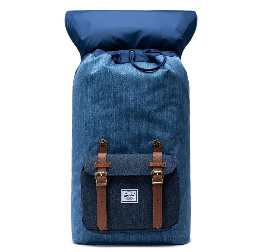 Herschel Little America Backpack - Faded/Dark Denim Crosshatch