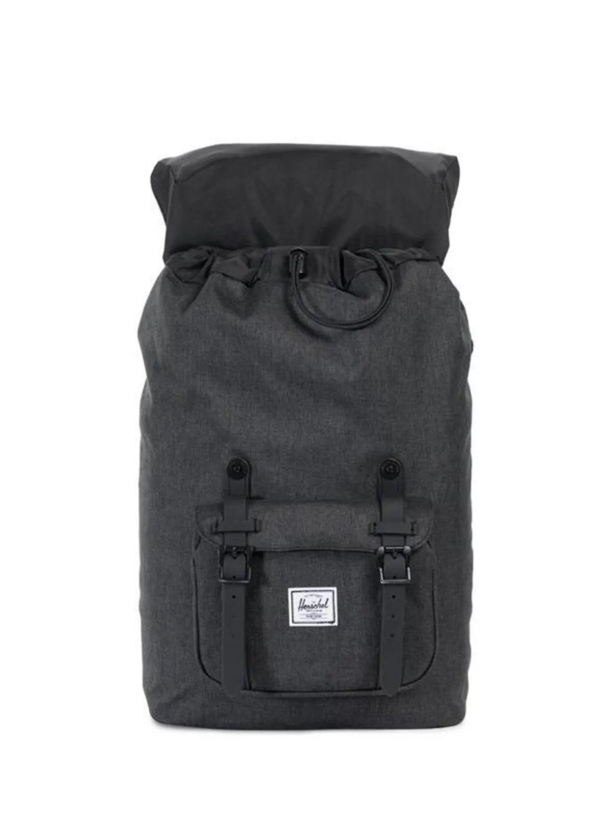 Herschel Little America Mid Backpack Black Crosshatch Black 17L