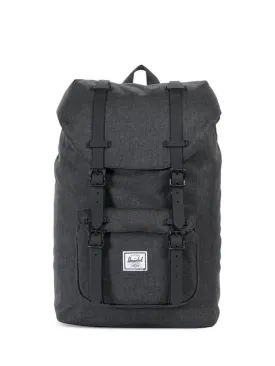 Herschel Little America Mid Backpack Black Crosshatch Black 17L