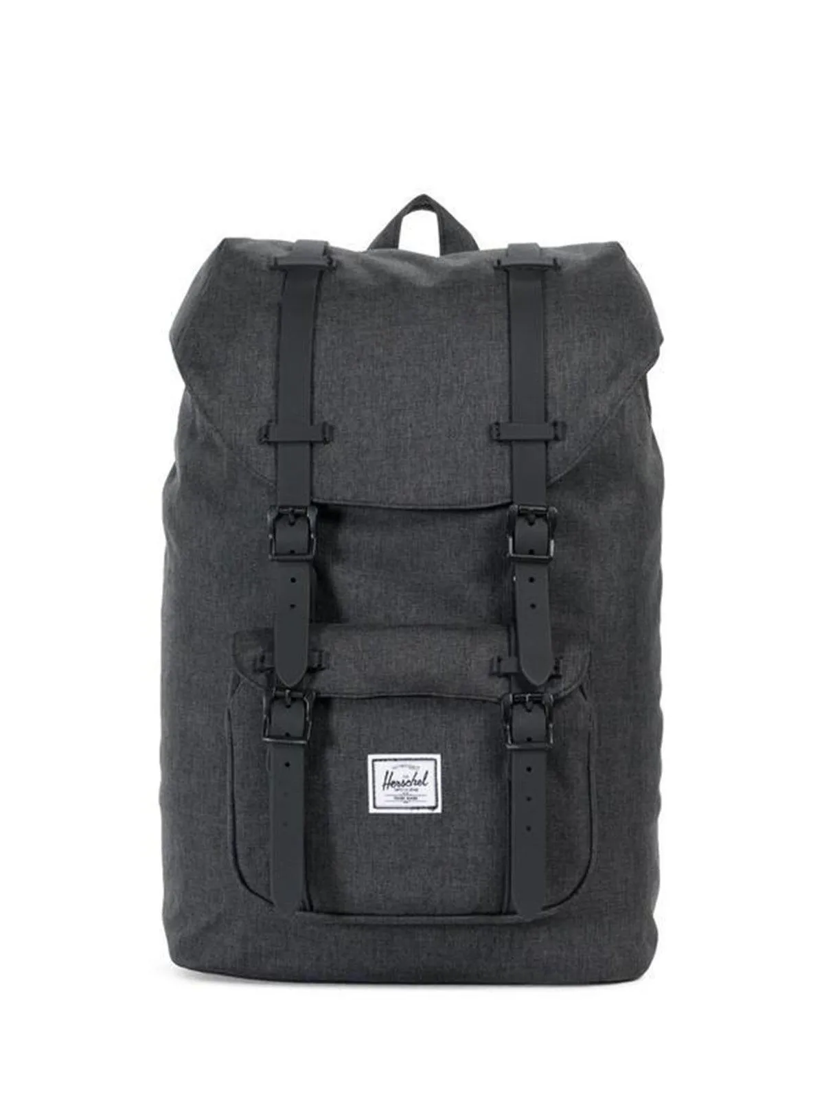 Herschel Little America Mid Backpack Black Crosshatch Black 17L