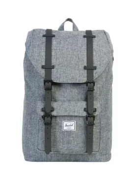 Herschel Little America Mid Backpack Raven Crosshatch 17L
