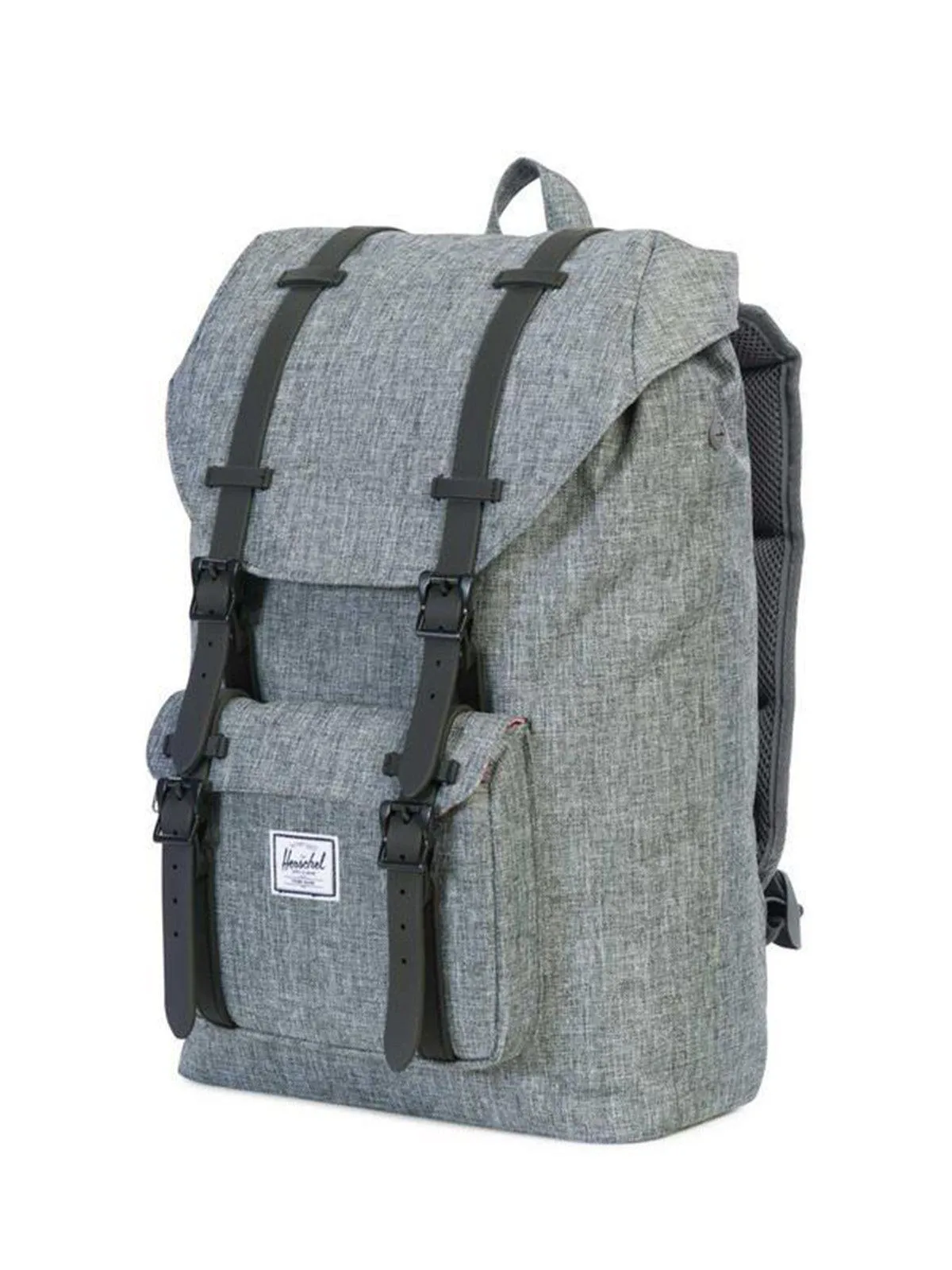 Herschel Little America Mid Backpack Raven Crosshatch 17L