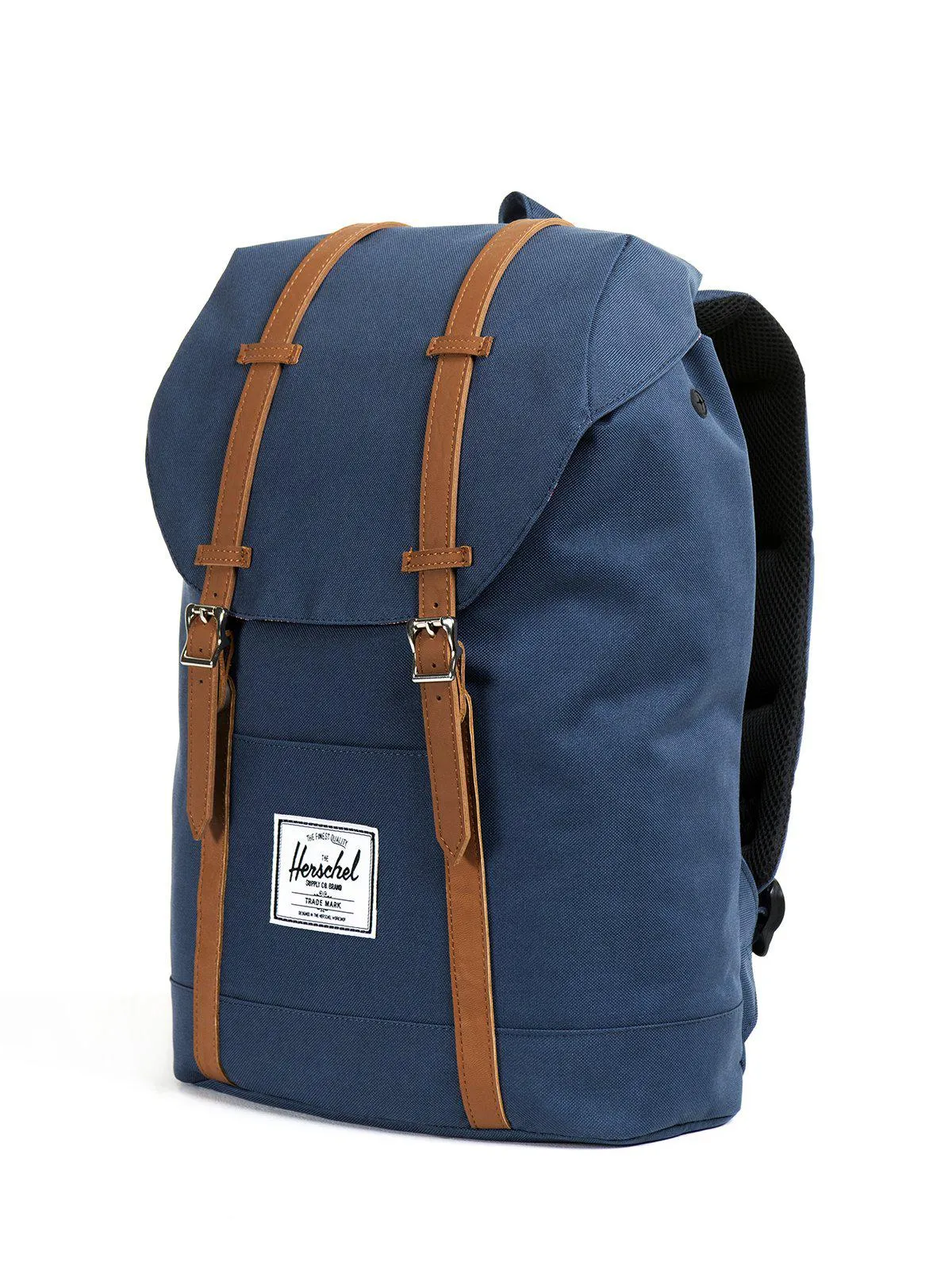 Herschel Retreat Backpack 600D Poly Navy Tan 19.5L