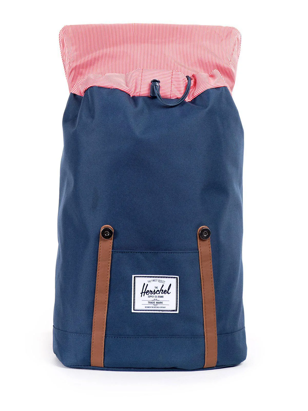 Herschel Retreat Backpack 600D Poly Navy Tan 19.5L