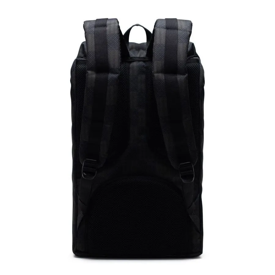﻿Herschel Supply Co. Little America Backpack - Black Checkered Textile