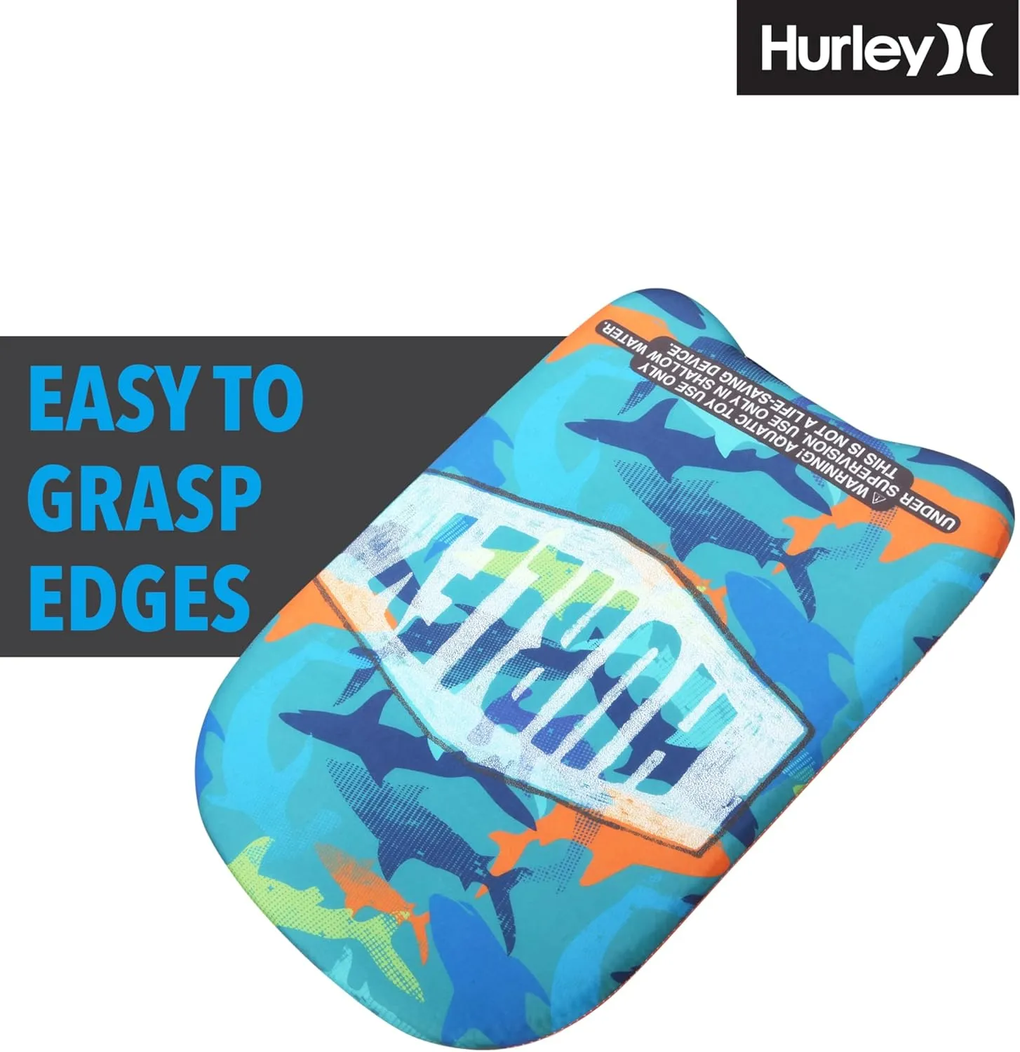 Hurley Kids Kickboard - Swim Training Kickboard for Kids, Swimming Pool Floats and Exercise Equipment for Boys and Girls (18 Inches)