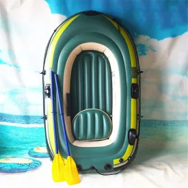 Inflatable Kayak, Inflatable Kayak Canoe, Inflatable Boat, Inflatable Rafts, Rafting Fishing Boat Kayak Dinghy,with Oar Air Pump, for Outdoor Drifting Beach Pool Water Sports