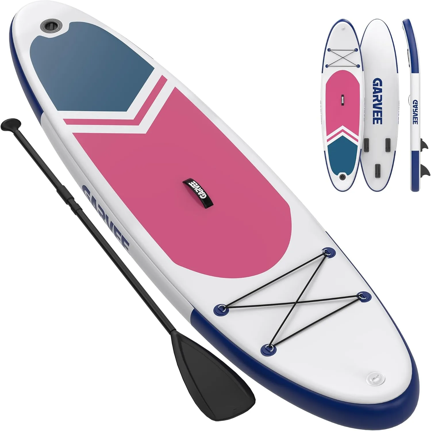 Inflatable Paddle Board for Adult, 10.6ft x 32"/ 11ft x 34" Extra Wide Inflatable Stand Up Paddle Board with Premium Accessories Suitable for Sea and Lakes