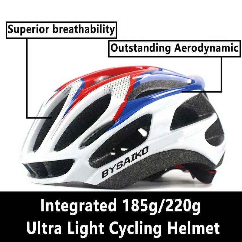 Integrally-molded Mountain Road Bike Helmet Ultralight Sports Cycling Riding Helmet Men Women Racing Speed MTB Bicycle Helmet