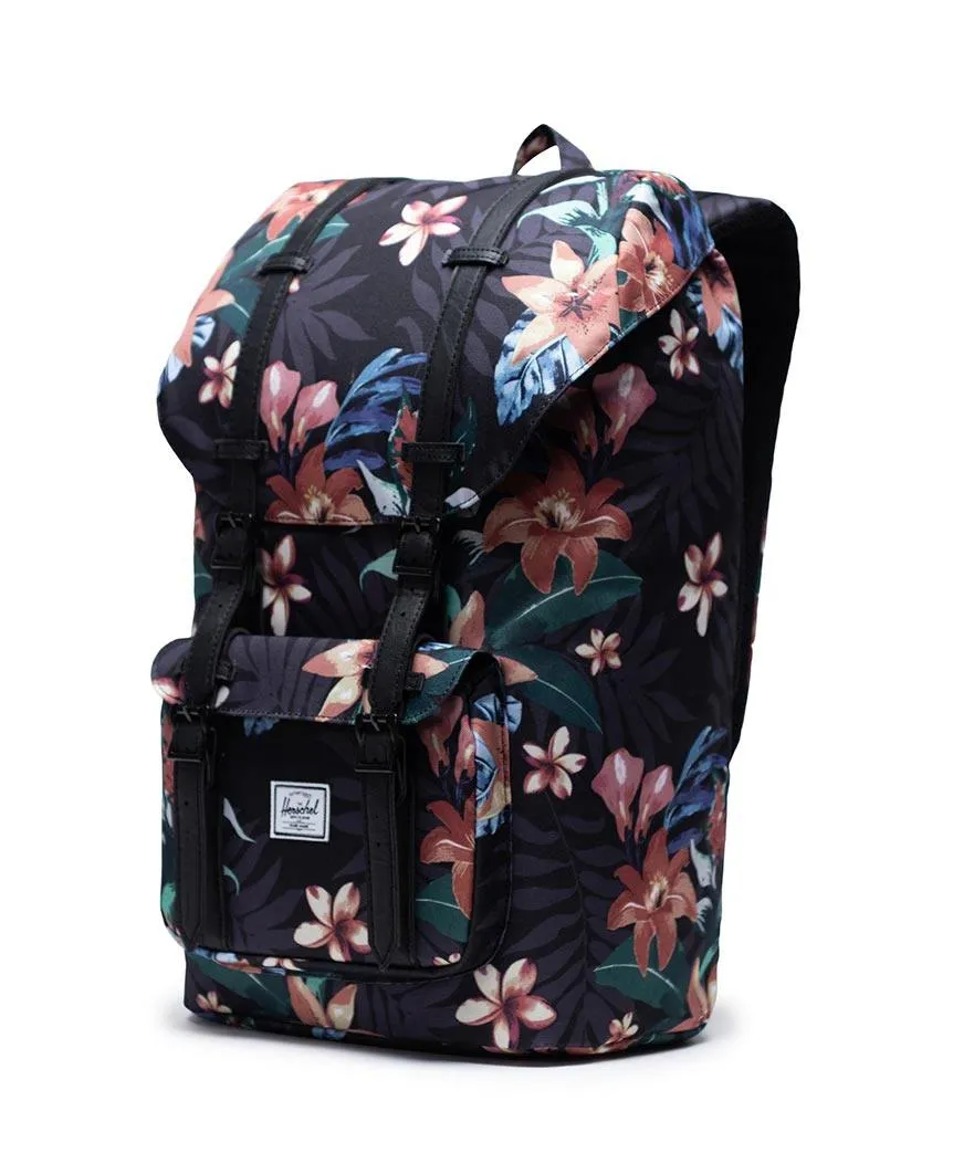 Little America Backpack Summer Floral Black