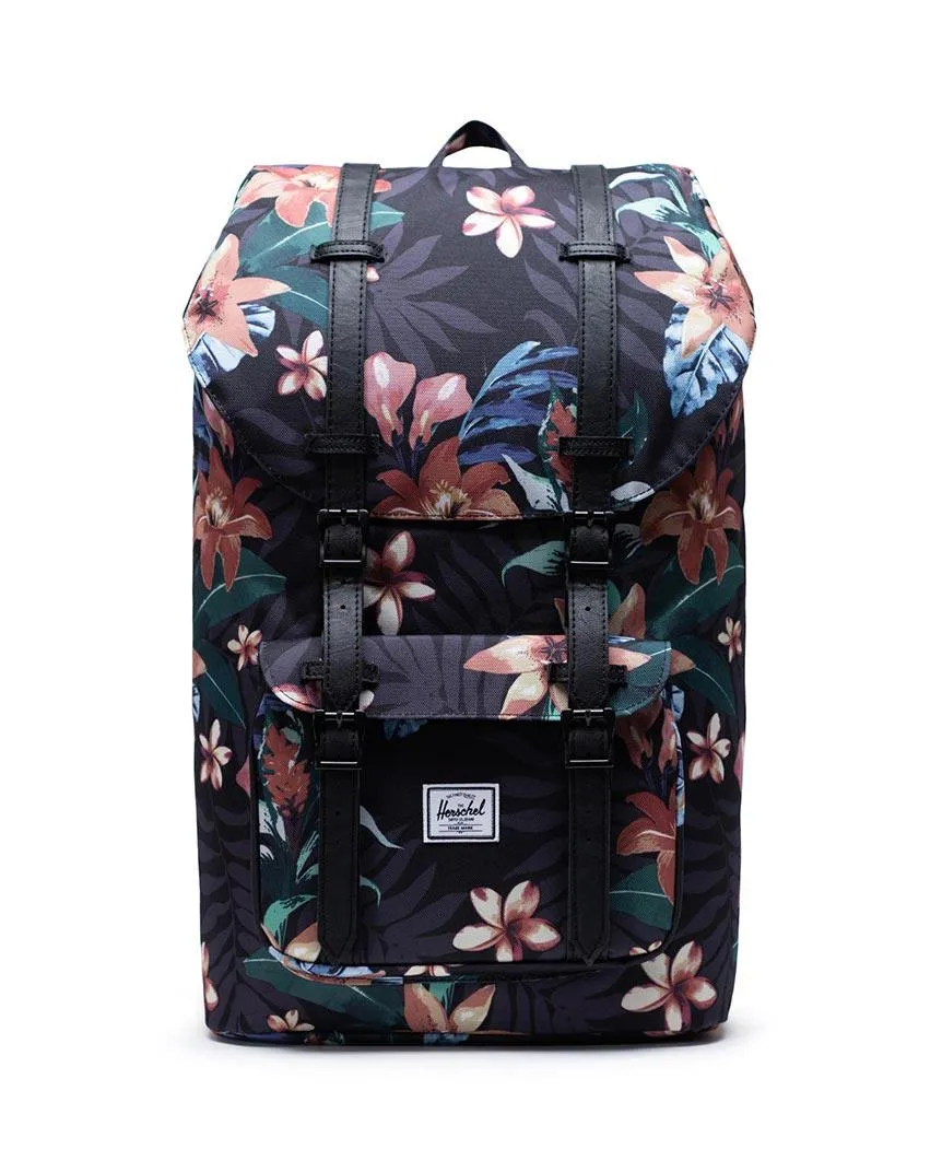 Little America Backpack Summer Floral Black