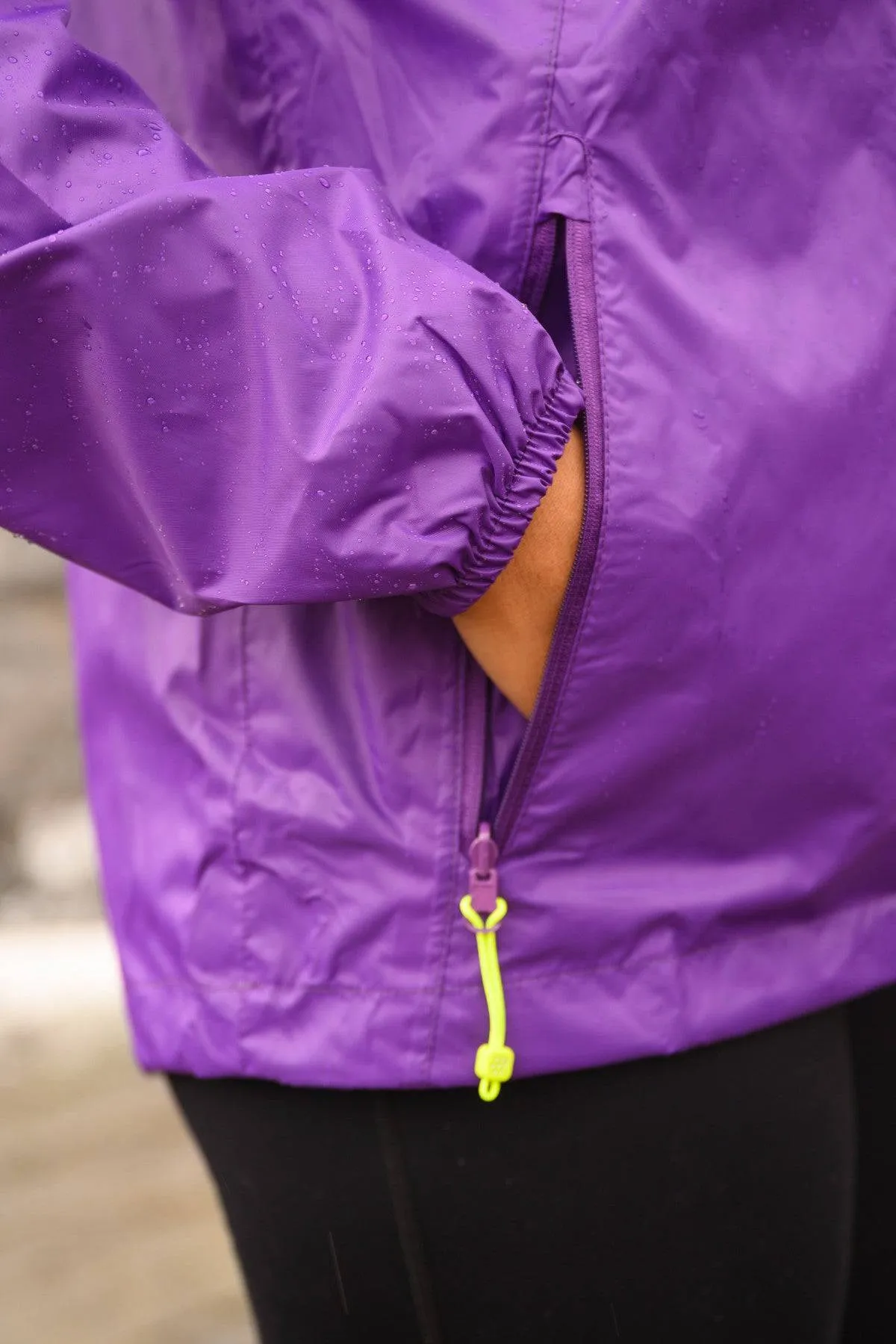 Mac in a Sac Adults Waterproof Breathable Windproof Unisex Origin Packable Jacket-PURPLE