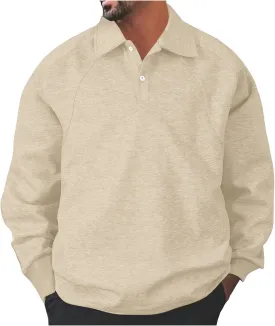 Mens Athletic Sweatshirts Jumper Sports Shirts Retro Distressed Lace Up Pullover Sweatshirt Half Zip Pullover Men