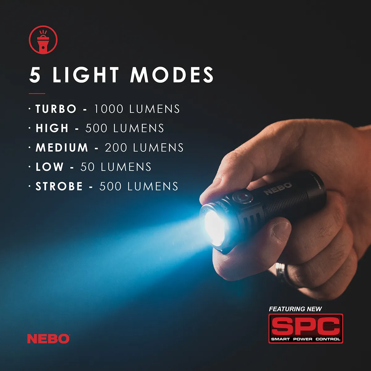 Nebo Torchy Rechargeable Flashlight