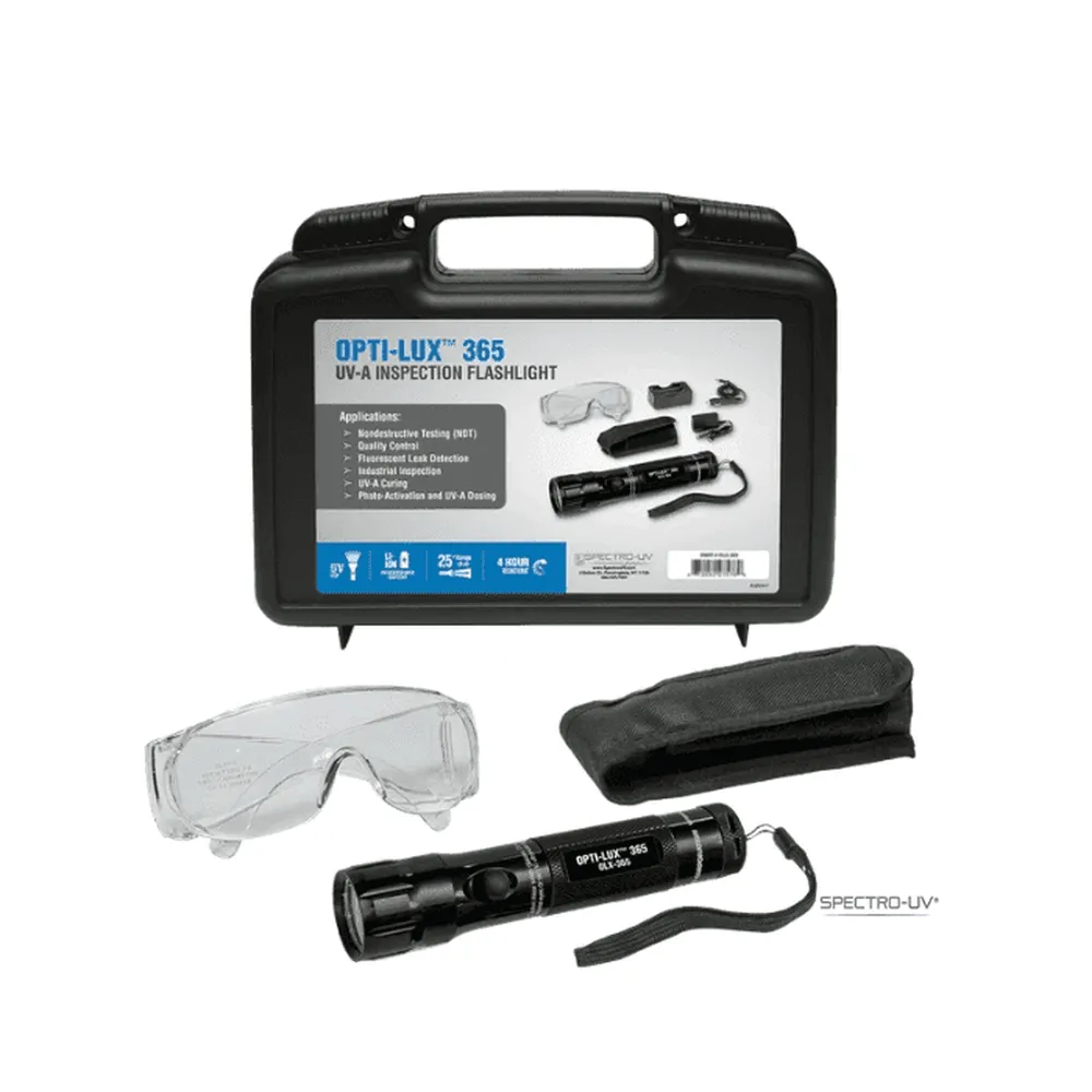 Opti-Lux™ 365 LED 365nm Blacklight Flashlight Kit