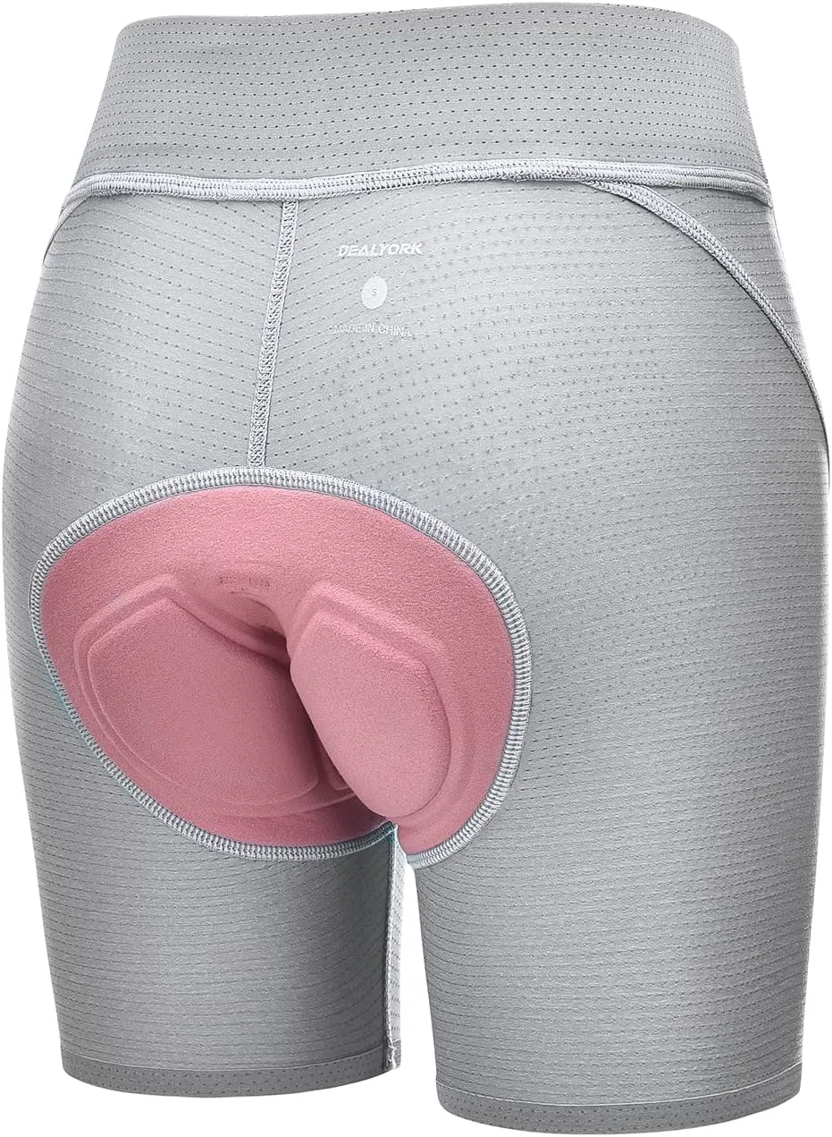 Padded Bike Shorts Women Cycling Underwear Bicycle Biking Biker Short with 4D Padding Super Lightweight Breathable