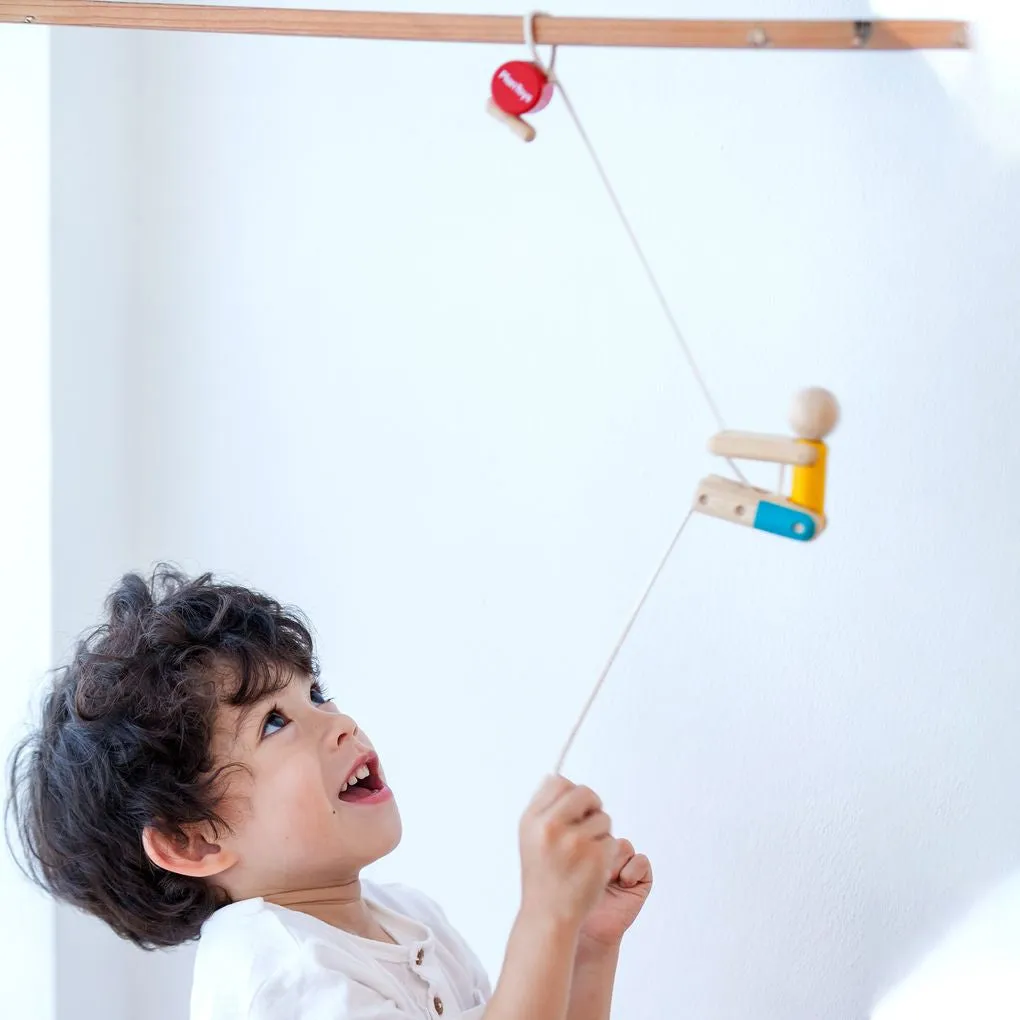 Rope Climbing Acrobat