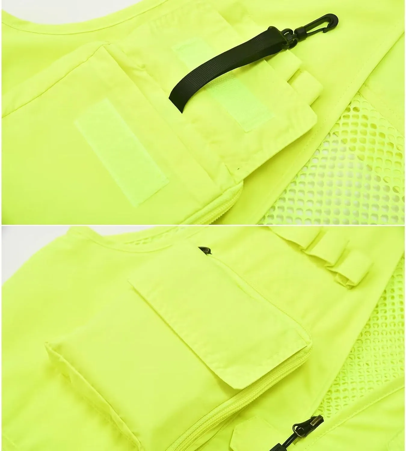 Spanye Mens Fishing Hunting Vest Outdoor Travel Utility Vest Tactical Work Jacket Multi Pocket