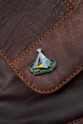 Tent Camping Enamel Pin