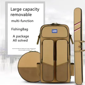 Waterproof Backpack Fishing Tackle Rod Bags Fish Protection Pack Travel Mountaineering Storage Toolkit 3 Piece Set Kit Handbag