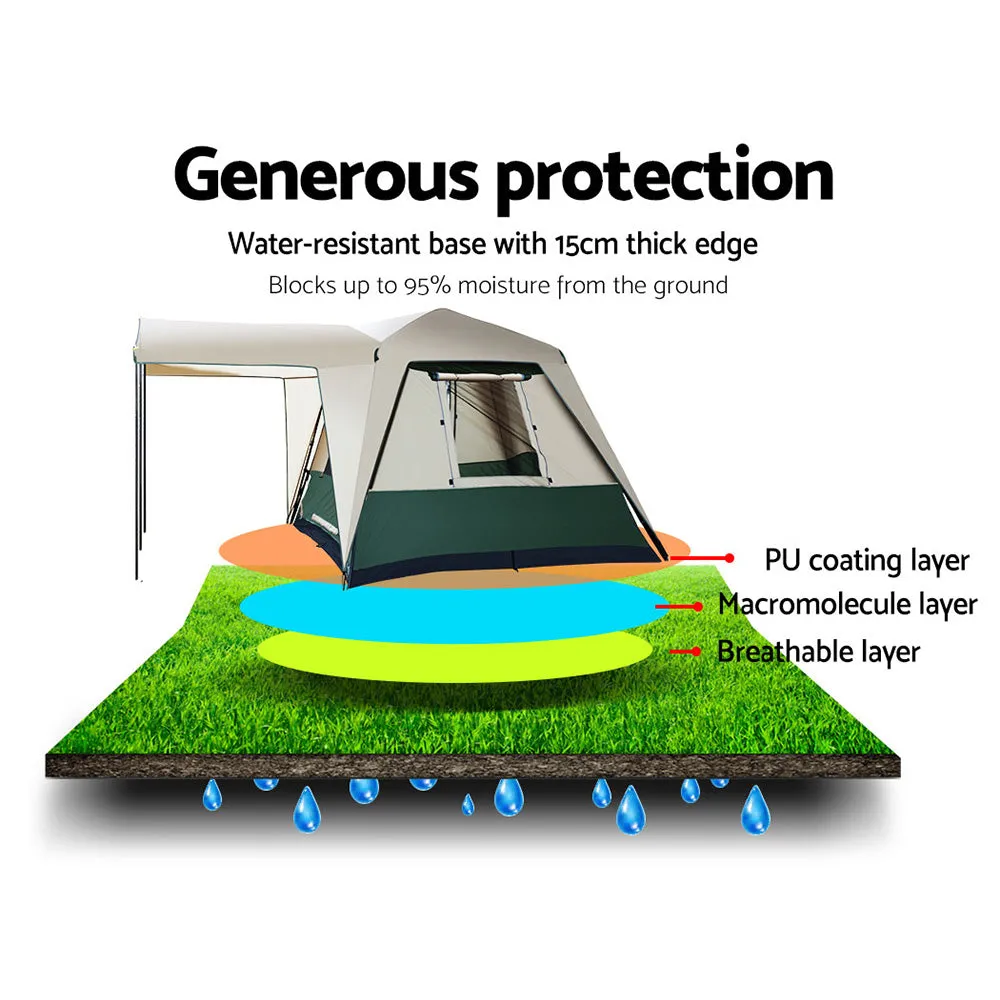 Weisshorn Instant Up Camping Tent 4 Person Pop up Tents